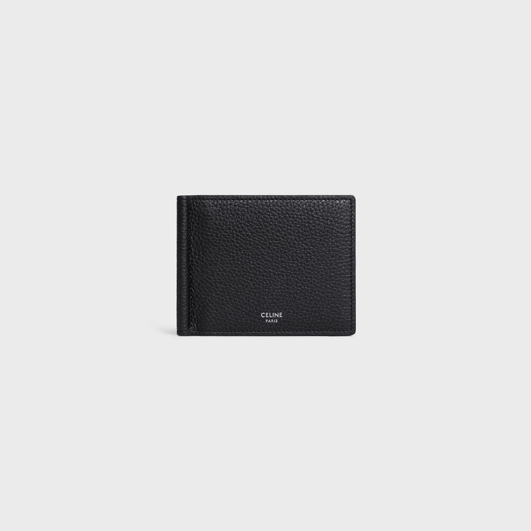 ビルクリップウォレット / グレインドカーフスキン - ブラック | CELINE