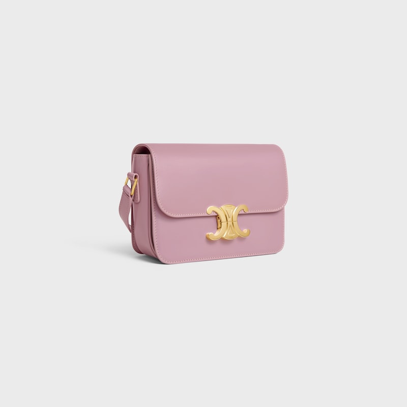 SAC TRIOMPHE TEEN EN veau brillant - PETAL - TRIOMPHE - 1 | CELINE