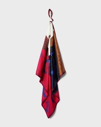 square IN silk twill - TAN/RED/BLUE -  - 2 | CELINE
