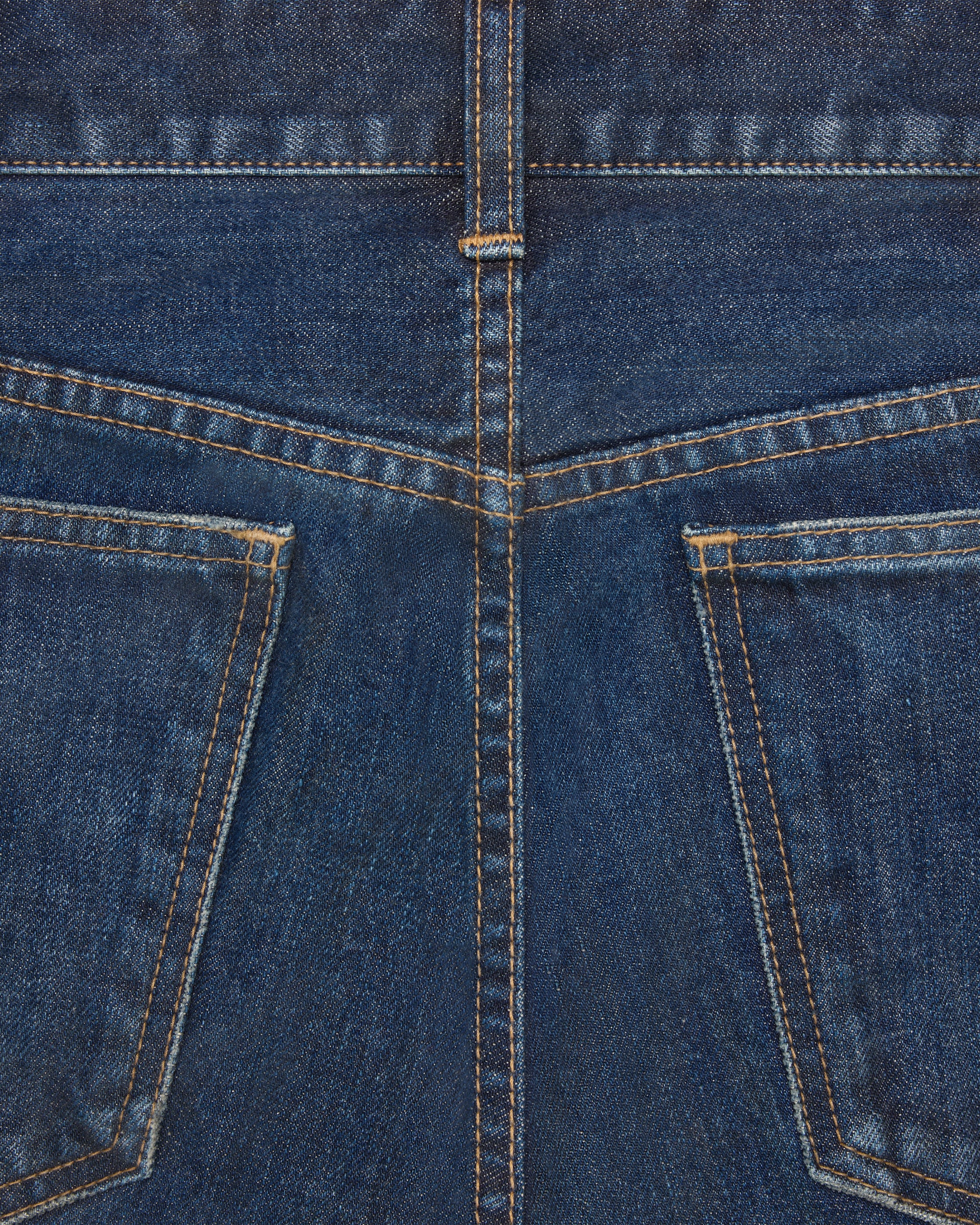 kurt jeans in indigo dark stone wash denim - INDIGO DARK STONE