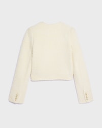 icone jacket IN silk natte - WHITE -  - 2 | CELINE
