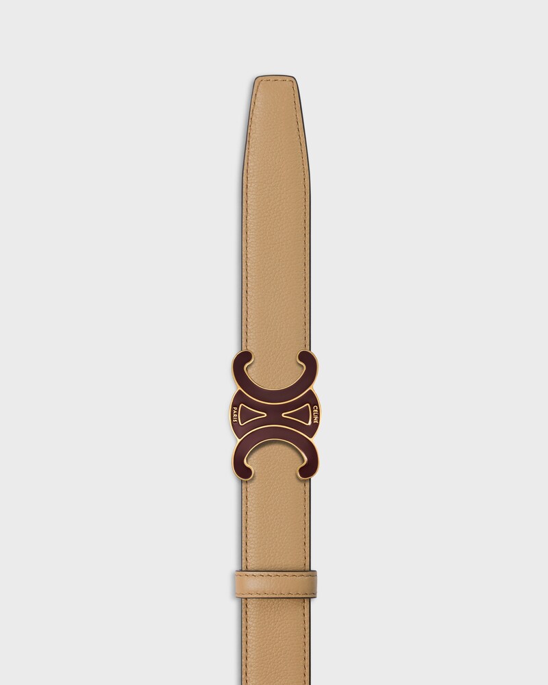 Reversible Strap 25MM IN Smooth and Grained Calfskin -  -  - 1 | CELINE