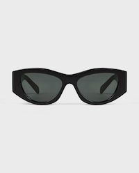 Triomphe 15 Sunglasses in Acetate - BLACK -  - 1 | CELINE