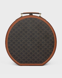 Fedora case in triomphe canvas and calfskin - TAN - LIFESTYLE - 2 | CELINE
