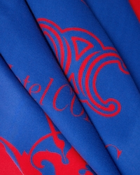 MAISON BLANKET - ROYAL BLUE / RED -  - 2 | CELINE