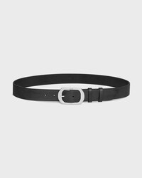 BC-21 35 MM 벨트 - 빈티지 카프스킨 - 블랙 -  - 1 | CELINE