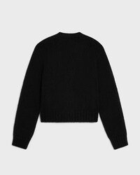 cardigan IN cashmere silk - BLACK/RED -  - 2 | CELINE