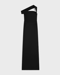 dress IN wool and silk cady - BLACK -  - 2 | CELINE