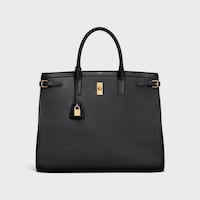 Day bag in Satinated calfskin - BLACK - TOTE BAGS - 1 | CELINE