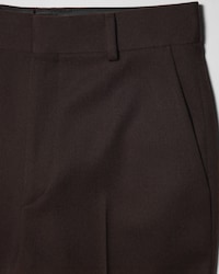 PETITE KICK-FLARE TROUSERS - BROWN -  - 2 | CELINE