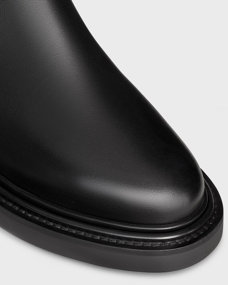 celine universite chelsea boot  IN SHINY BULL - BLACK -  - 1 | CELINE