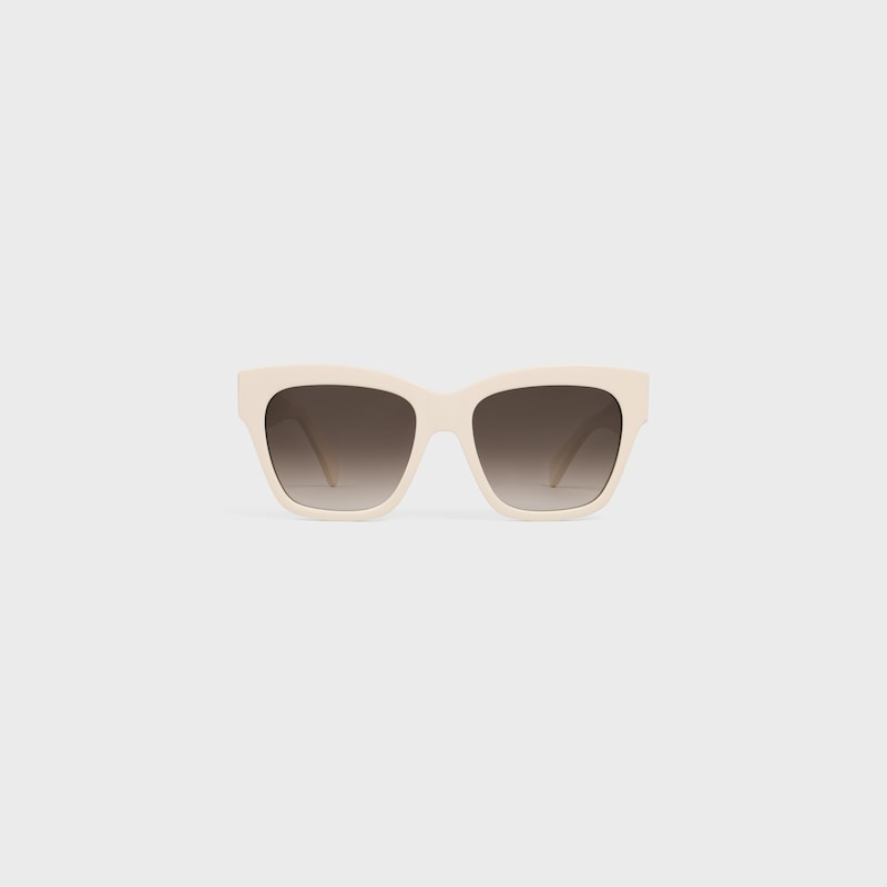Triomphe 09 Sunglasses in Acetate - IVORY -  - 1 | CELINE
