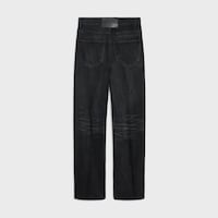 boyfriend jeans 001 IN cotton Denim - MAX BLACK WASH -  - 2 | CELINE