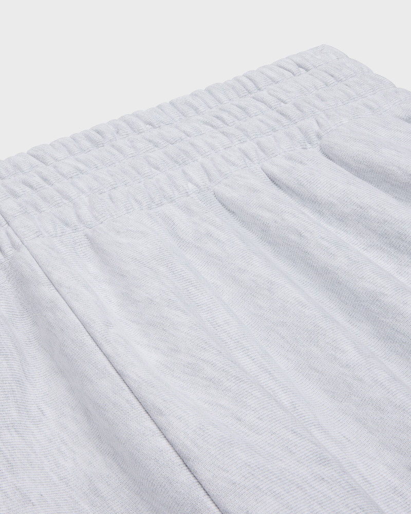 shorts IN cotton fleece - PALE GREY / BLACK -  - 1 | CELINE