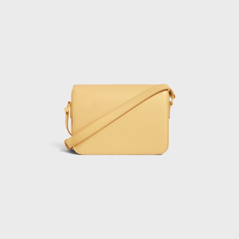 Teen Triomphe Bag in shiny calfskin - POLLEN - TRIOMPHE - 1 | CELINE