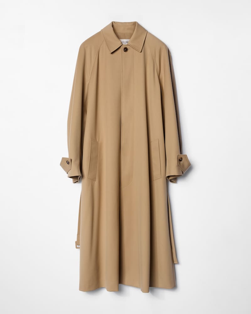 mac coat IN WOOL - CAMEL -  - 1 | CELINE