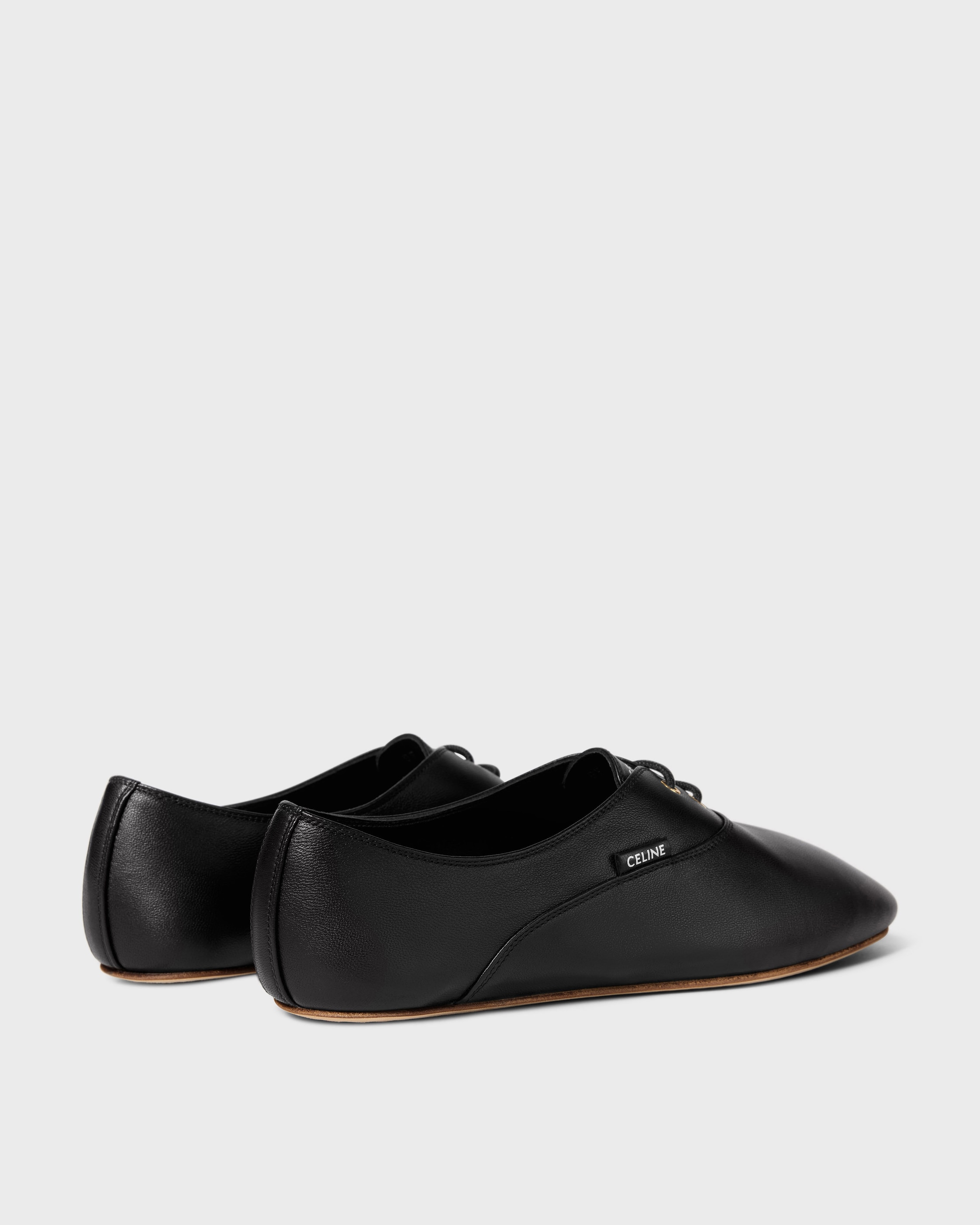 JAZZ SHOE IN LEATHER - BLACK | CELINE