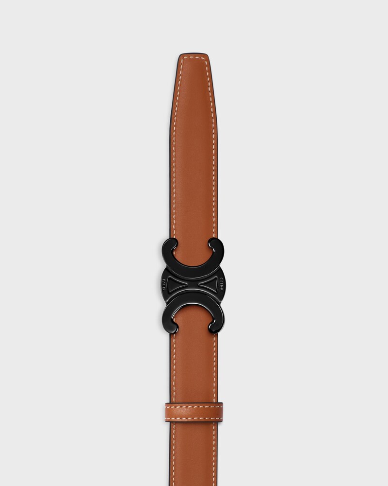 Reversible Strap 25MM IN TAURILLON AND NATURAL CALFSKIN -  -  - 1 | CELINE