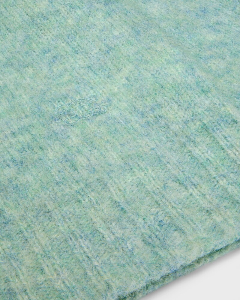 crewneck sweater IN SHETLAND WOOL - ICE MINT -  - 1 | CELINE