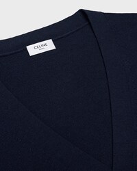 cardigan IN fine wool - NAVY -  - 2 | CELINE