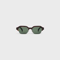 Black Frame 63 sunglasses in Acetate and Metal - Dark Havana / Silver -  - 1 | CELINE