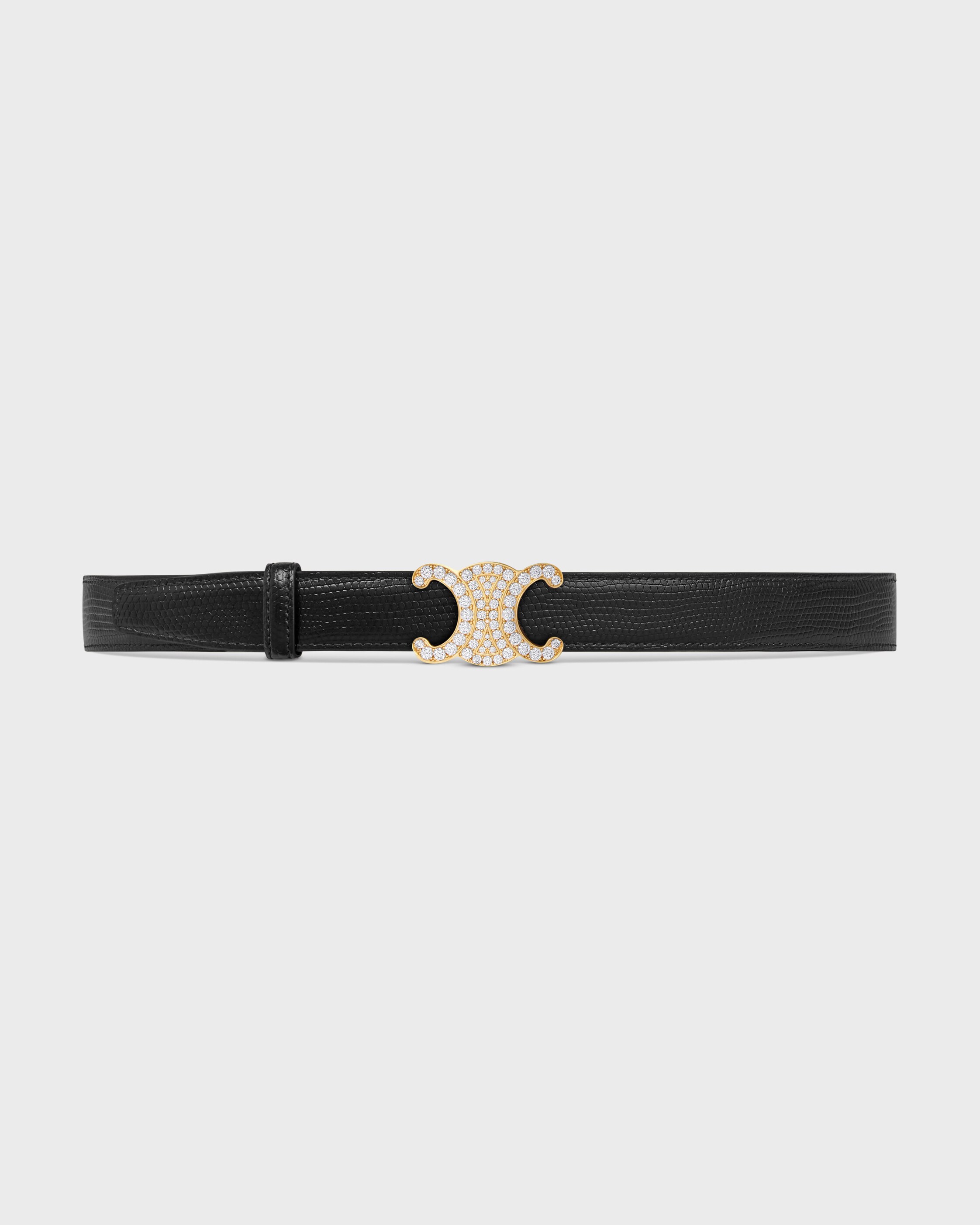 トリオンフ バックル＆リバーシブルストラップ 25MM - ブラック