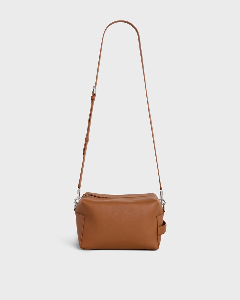CROSSBODY BAG TAKE AWAY IN SMOOTH CALFSKIN - SOFT TAN / BLACK - CROSS-BODY BAGS - 1 | CELINE