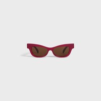 Triomphe 19 sunglasses in Acetate - MILKY BURGUNDY -  - 1 | CELINE