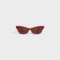 Triomphe 19 sunglasses in Acetate - MILKY BURGUNDY -  - 1 | CELINE