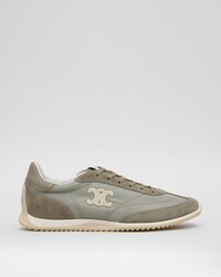 RACER SNEAKER IN NYLON, SUEDE AND LEATHER - GREGE -  - 1 | CELINE