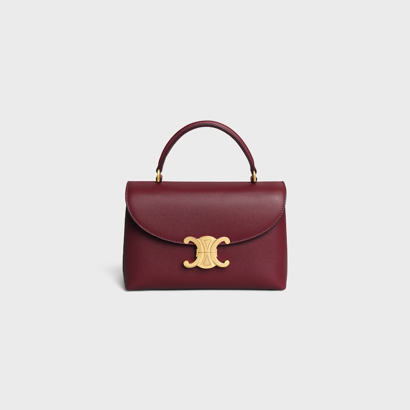 SAC NINO TEEN VEAU LISSE SATINE - BORDEAUX CLAIR - NINO - 1 | CELINE