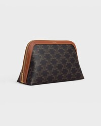 中号标志印花化妆包 - 棕黄色 - 美妆配件 - 2 | CELINE