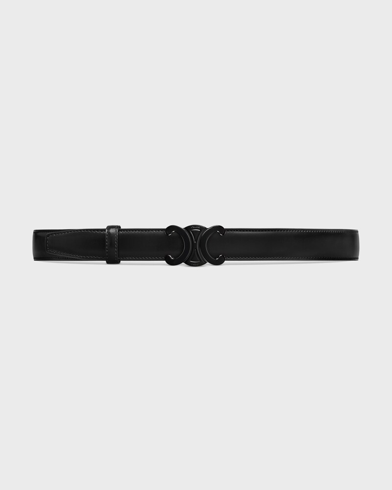 Wendbarer Riemen 25 mm AUS Taurillonleder und Triomphe Canvas -  -  - 1 | CELINE