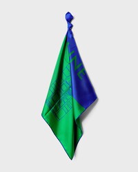 BIENVENUE BANDANA 55 - BLUE/GREEN -  - 2 | CELINE