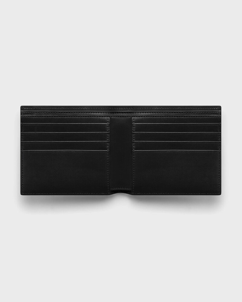 Bi-fold card holder IN SMOOTH LAMBSKIN - BLACK / ULTRA BLUE - CARD HOLDERS - 1 | CELINE