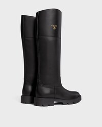 MARGARET HIGH BOOT IN Calfskin - BLACK -  - 2 | CELINE