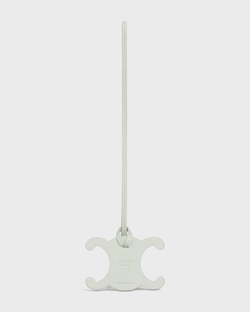 TRIOMPHE BAG CHARM IN SMOOTH CALFSKIN - JADE - CHARMS AND ACCESSORIES - 1 | CELINE
