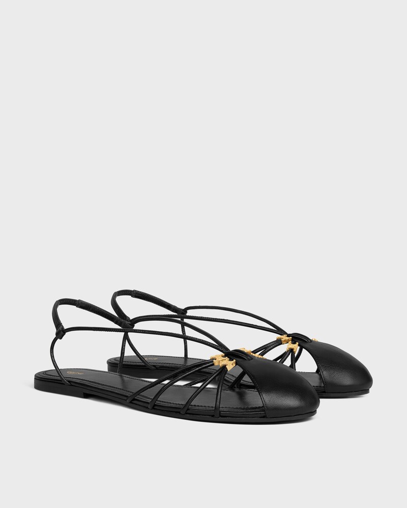 COCKTAIL SANDAL IN GOATSKIN - BLACK -  - 1 | CELINE