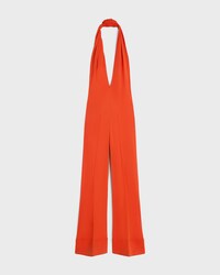 jumpsuit IN viscose jersey - RETRO ORANGE -  - 2 | CELINE