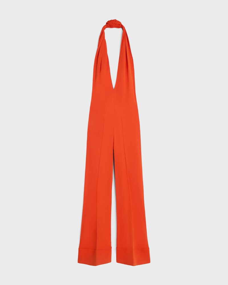 jumpsuit IN viscose jersey - RETRO ORANGE -  - 1 | CELINE