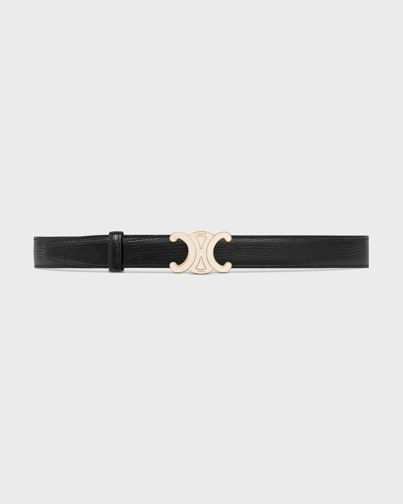 Reversible Strap 25MM IN TAURILLON AND LIZARD EMBOSSED CALFSKIN -  -  - 1 | CELINE
