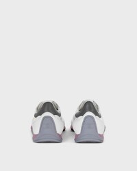 RACER SNEAKER IN NYLON, SUEDE CALFSKIN AND CALFSKIN - OPTIC WHITE/LIGHT PURPLE/GREY -  - 2 | CELINE