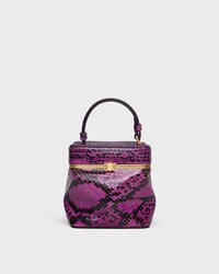 CUBE IN PELLE DI PITONE - MAGENTA - PER LA SERA - 1 | CELINE