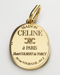 CHARMS MAISON CELINE MEDAL IN BRASS WITH GOLD FINISH - GOLD - CHARMS - 1 | CELINE