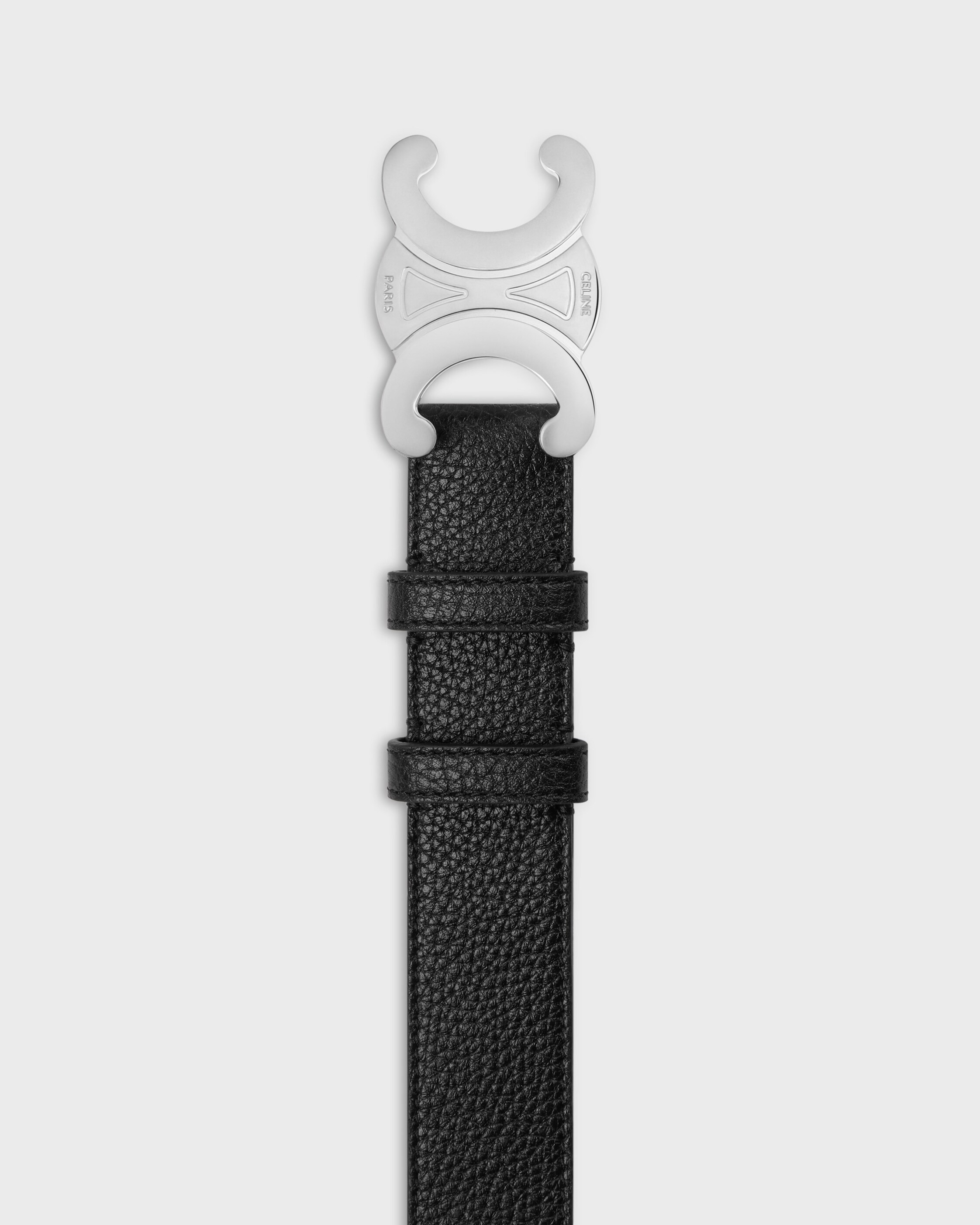 トリオンフ ベルト 30mm / グレインドカーフスキン - ブラック | CELINE