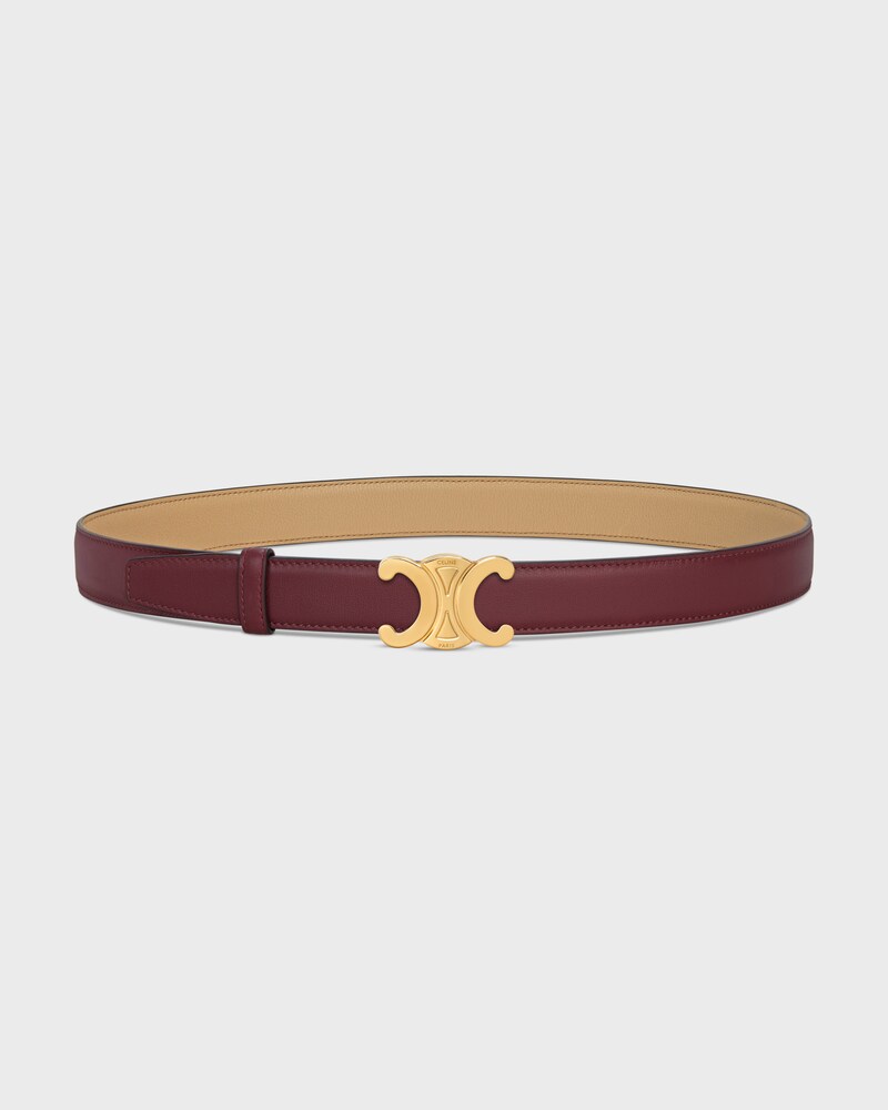 Reversible Strap 25MM IN Smooth and Grained Calfskin -  -  - 1 | CELINE