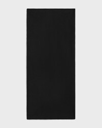 scarf IN DOUBLE FACE CASHMERE - 黑色 -  - 1 | CELINE