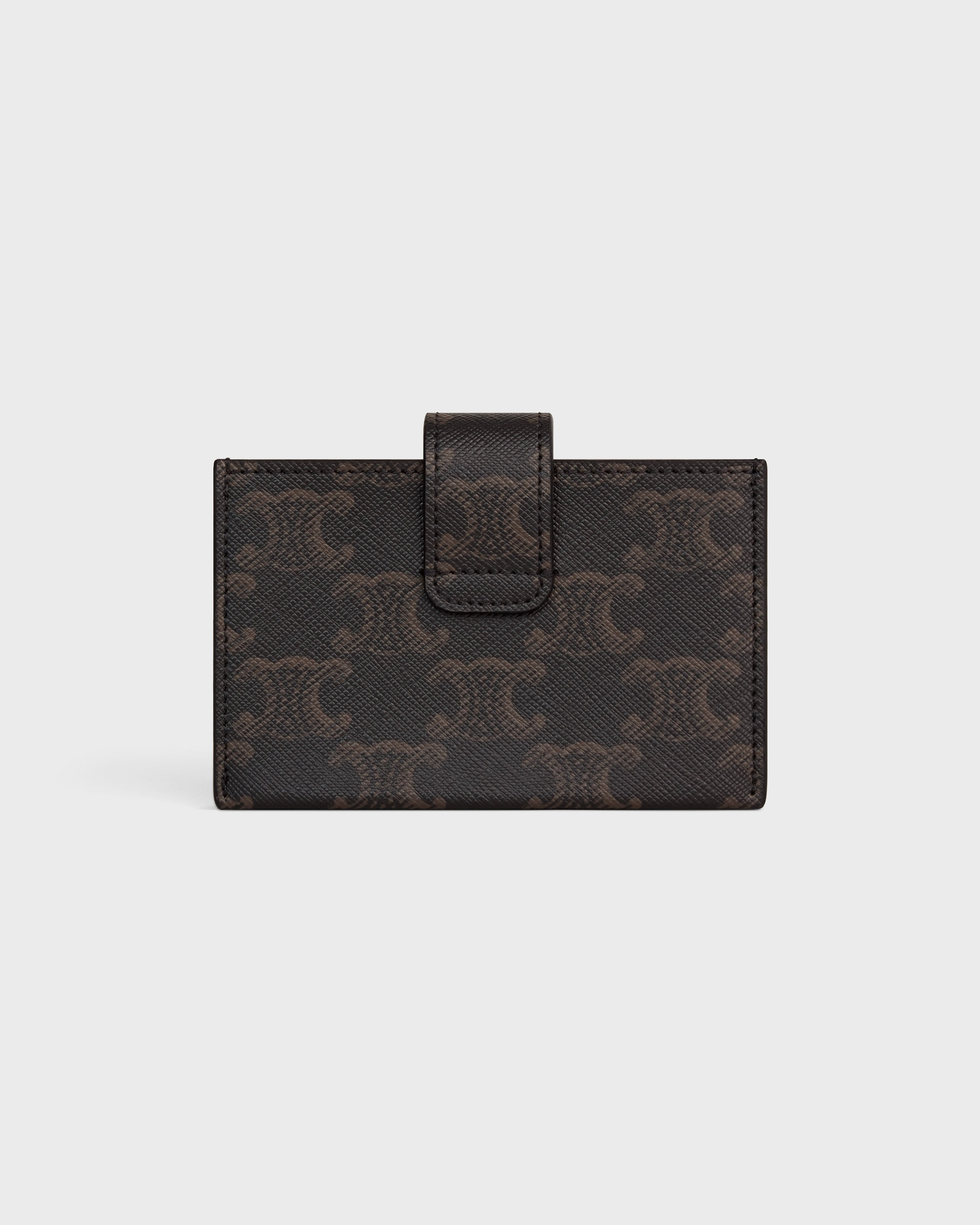 ACCORDEON CARD HOLDER NINO IN Triomphe Canvas - TAN | CELINE
