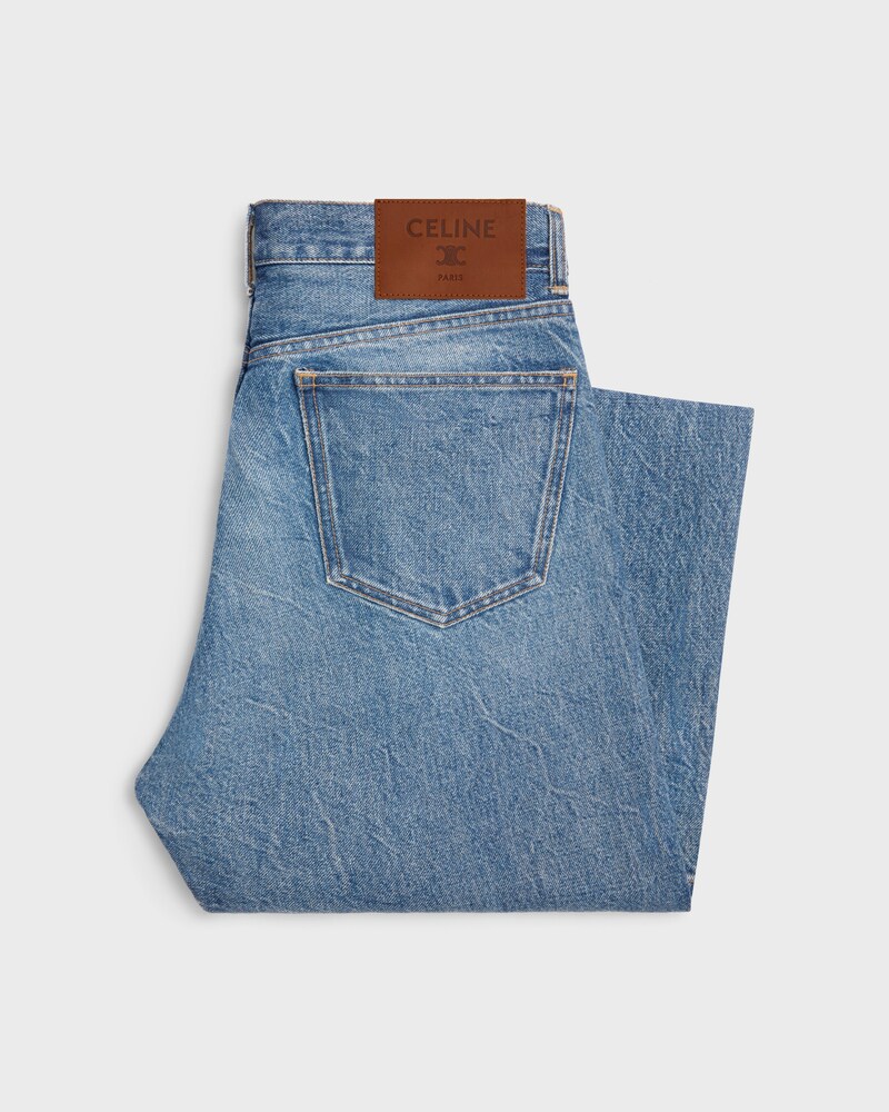 kurt jeans in cotton denim - TRUE BLUE WASH -  - 1 | CELINE