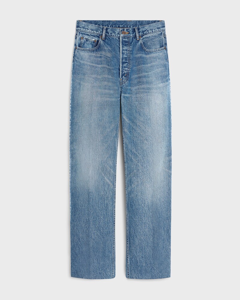 boyfriend jeans 001 IN cotton denim - VIVIENNE GLASS -  - 1 | CELINE